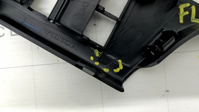 Front left window lifter control trim Honda Accord 13-17 structure, broken mount