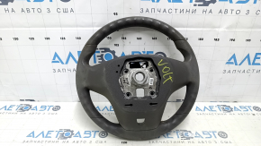 Naked steering wheel Chevrolet Volt 11-15 rubber, with graphite overlay, without buttons, for dry cleaning, worn, scratches