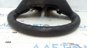 Naked steering wheel Chevrolet Volt 11-15 rubber with white overlay, without buttons, needs cleaning, cut, poke