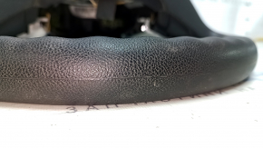 Naked steering wheel Chevrolet Volt 11-15 rubber with white overlay, without buttons, needs cleaning, cut, poke