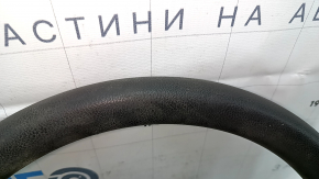 Naked steering wheel Chevrolet Volt 11-15 rubber with white overlay, without buttons, for dry cleaning, scratches, scuffs