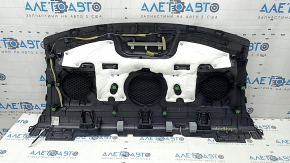 Rear shelf Honda Accord 16-17 hybrid, black for subwoofer, with brake light