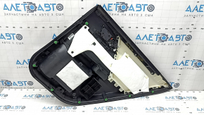 Door trim card rear left Honda Accord 13-17 leather black, armrest leather black, with inner handle, worn