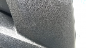 Door trim card rear left Honda Accord 13-17 leather black, armrest leather black, with inner handle, worn