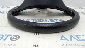 Naked steering wheel Subaru Forester 14-16 SJ black rubber, with rear pad, scratches