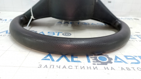 Naked steering wheel Jeep Patriot 11-17 rubber, with rear pad, worn, bumps