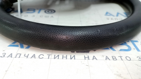 Naked steering wheel Jeep Patriot 11-17 rubber, with rear pad, worn, bumps