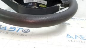 Naked steering wheel Jeep Patriot 11-17 rubber, with rear pad, worn, bumps