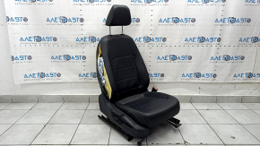 Passenger seat VW Passat b8 16-19 USA without airbag, leather black