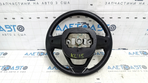 Bare steering wheel Jeep Cherokee KL 14-21 rubber black, with lower pad, scuffed
