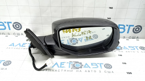 Side mirror right Honda Accord 16-17 12 pins, turn signal, camera, graphite
