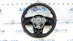Naked steering wheel Subaru Impreza 17-23 GK rubber black, with rear pad, cut