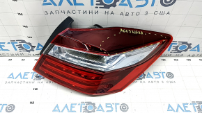 Lamp outer wing right Honda Accord 16-17 hybrid, rest LED, cracks in glass