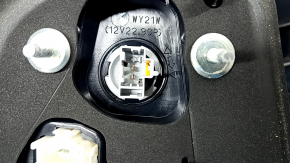 Lamp outer wing right Honda Accord 16-17 hybrid, rest LED, cracks in glass