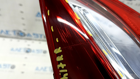 Lamp outer wing right Honda Accord 16-17 hybrid, rest LED, cracks in glass