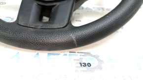 Bare steering wheel Dodge Journey 11-15 black rubber, no buttons, with pads, for dry cleaning