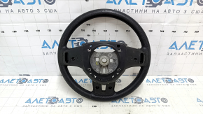 Bare steering wheel Dodge Journey 11-15 black rubber, no buttons, with pads, for dry cleaning