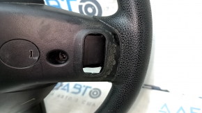 Bare steering wheel Dodge Journey 11-15 black rubber, no buttons, with pads, for dry cleaning