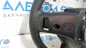 Bare steering wheel Dodge Journey 11-15 black rubber, no buttons, with pads, for dry cleaning