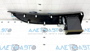 Right dashboard air duct deflector Honda Accord 16-17 wood trim gloss, butt