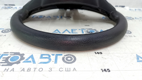 Bare steering wheel Dodge Journey 11-15 black rubber, no buttons, with pads, for dry cleaning, scuffs, scratches