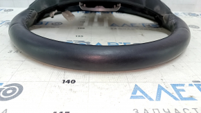 Naked steering wheel Dodge Journey 11-16 leather black, heated, no buttons, with pads, scratches