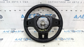 Naked steering wheel Dodge Journey 11-16 leather black, heated, no buttons, with pads, scratches