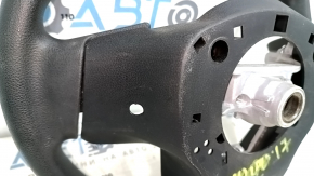 Bare steering wheel Subaru Impreza 17-23 GK rubber black, with pads, scratches