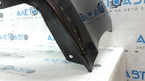 Bare front bumper Honda Accord 16-17 rest, hybrid, graphite, broken fasteners, dented, scratches, sand