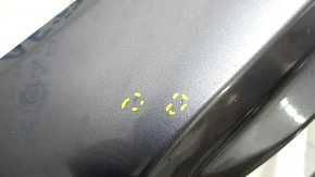 Bare front bumper Honda Accord 16-17 rest, hybrid, graphite, broken fasteners, dented, scratches, sand