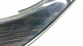 Right dashboard trim Toyota Camry v70 18-24 with air duct deflector, brown, wood-like, scratches