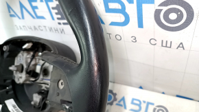 Naked steering wheel Chrysler 200 15-17 leather black, worn, scratches, bumps