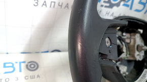 Naked steering wheel Chrysler 200 15-17 leather black, worn, scratches