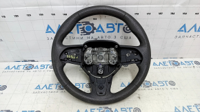 Naked steering wheel Chrysler 200 15-17 rubber black, for cleaning