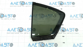 Door glass triangle with seal rear left Honda Accord 17 hybrid, green tint
