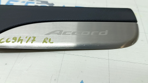 Door sill trim rear left Honda Accord 13-17 black