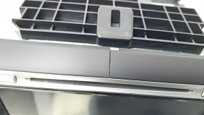 Monitor, display, navigation lower Honda Accord 13-17 touch screen touring, with overlay black with gray, crack, scratches