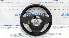 Bare steering wheel Cadillac ATS 13 - black leather, no buttons, scratches, dry cleanable
