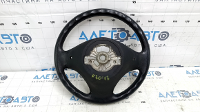 Bare steering wheel BMW 3 F30 12-18 leather black without heating, scratches