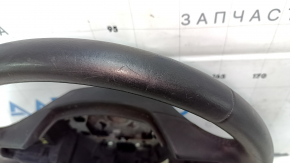Steering wheel bare BMW 5 F10 10-16 leather black, scratches, scratches, dented