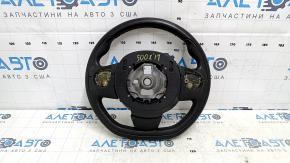 Naked steering wheel Fiat 500X 16 - black leather, dent, scratches