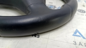 Steering wheel naked Tesla Model S 12-20 leather black, scratches, bumps