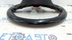 Naked steering wheel VW Tiguan 11-18 rest leather black, no buttons, scratches