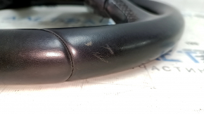 Naked steering wheel VW Tiguan 11-18 rest leather black, no buttons, scratches