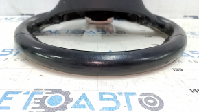 Naked steering wheel VW Tiguan 11-18 rest leather black, no buttons, scratches, bumps, dents