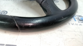 Naked steering wheel VW Tiguan 11-18 rest leather black, no buttons, scratches, bumps, dents