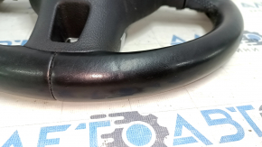 Naked steering wheel VW Tiguan 11-18 rest leather black, no buttons, scratches, bumps, dents