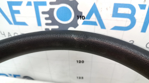 Bare steering wheel VW Beetle 12-19 black rubber, with black overlay without buttons, dented