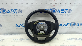 Naked steering wheel Honda Accord 13-17 leather, black, with rear pad, for dry cleaning