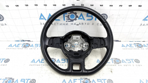 Naked steering wheel VW Beetle 12-19 leather black, without buttons and overlay, scratches